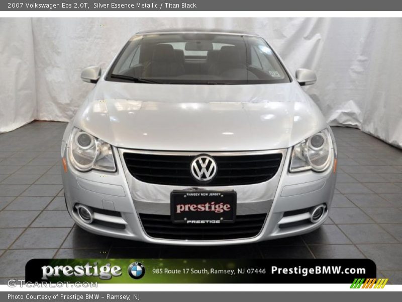 Silver Essence Metallic / Titan Black 2007 Volkswagen Eos 2.0T