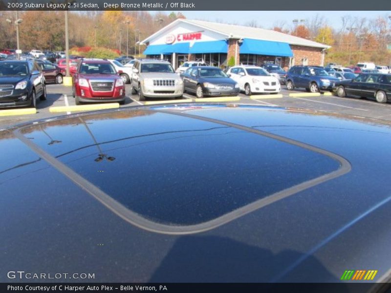 Deep Bronze Metallic / Off Black 2009 Subaru Legacy 2.5i Sedan