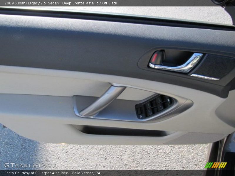 Deep Bronze Metallic / Off Black 2009 Subaru Legacy 2.5i Sedan