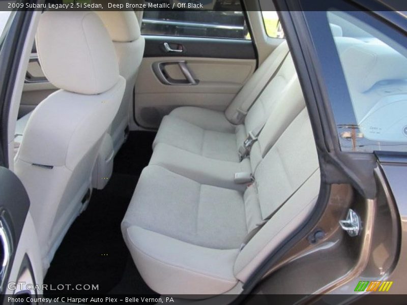  2009 Legacy 2.5i Sedan Off Black Interior