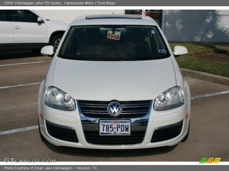 Campanella White / Pure Beige 2006 Volkswagen Jetta TDI Sedan