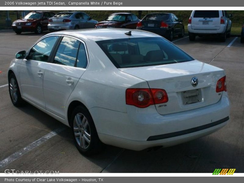 Campanella White / Pure Beige 2006 Volkswagen Jetta TDI Sedan