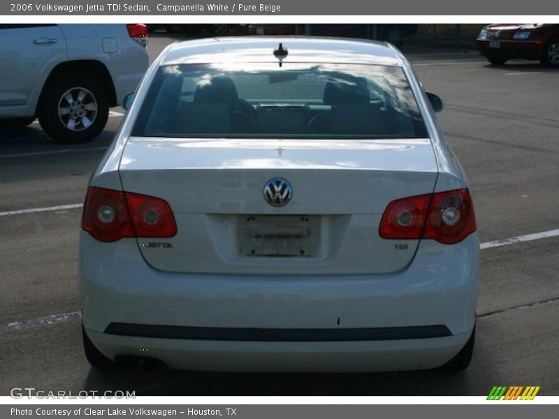 Campanella White / Pure Beige 2006 Volkswagen Jetta TDI Sedan