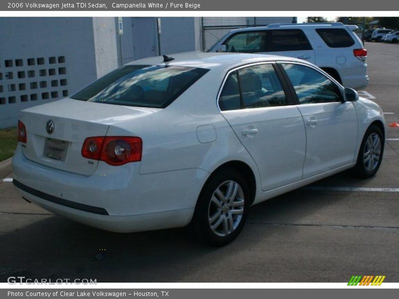 Campanella White / Pure Beige 2006 Volkswagen Jetta TDI Sedan