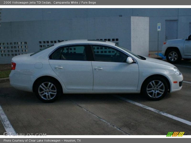Campanella White / Pure Beige 2006 Volkswagen Jetta TDI Sedan