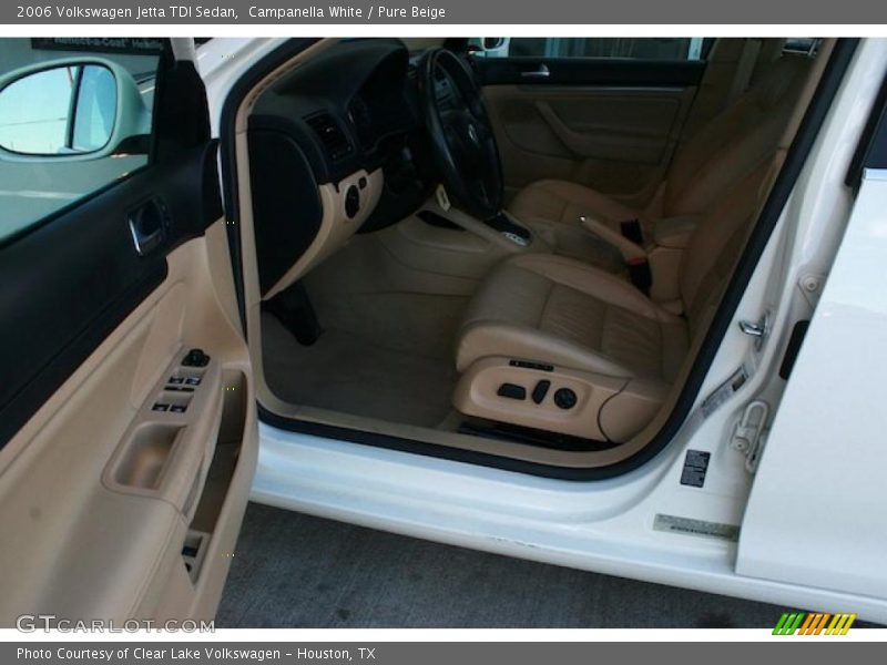 Campanella White / Pure Beige 2006 Volkswagen Jetta TDI Sedan