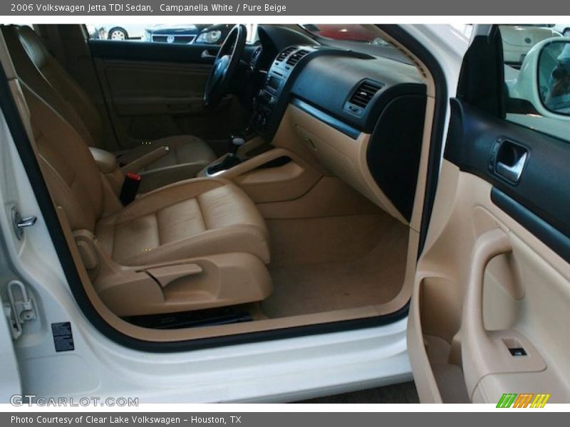 Campanella White / Pure Beige 2006 Volkswagen Jetta TDI Sedan
