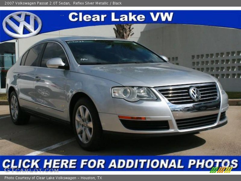 Reflex Silver Metallic / Black 2007 Volkswagen Passat 2.0T Sedan