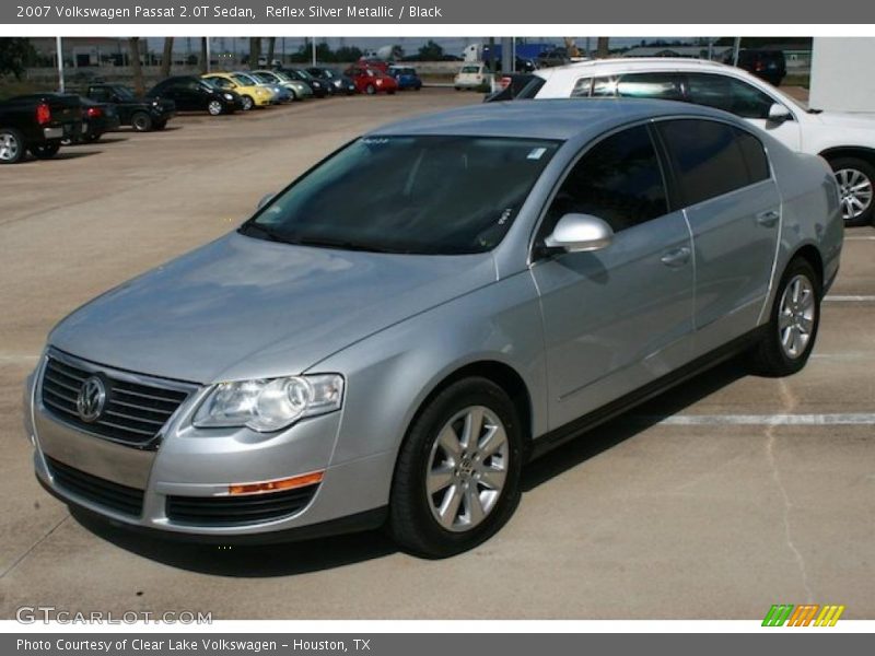 Reflex Silver Metallic / Black 2007 Volkswagen Passat 2.0T Sedan