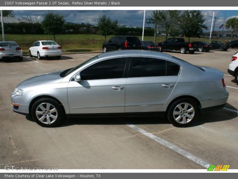 Reflex Silver Metallic / Black 2007 Volkswagen Passat 2.0T Sedan