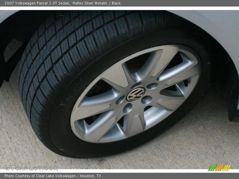 Reflex Silver Metallic / Black 2007 Volkswagen Passat 2.0T Sedan