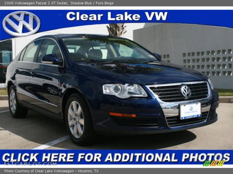 Shadow Blue / Pure Beige 2006 Volkswagen Passat 2.0T Sedan