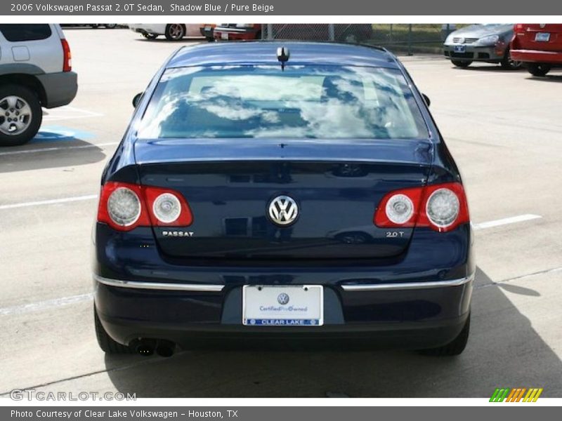 Shadow Blue / Pure Beige 2006 Volkswagen Passat 2.0T Sedan
