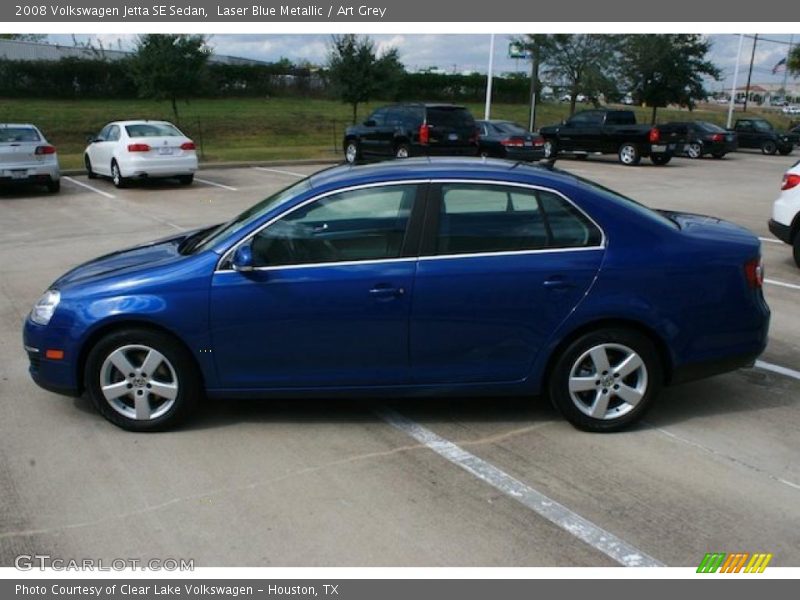 Laser Blue Metallic / Art Grey 2008 Volkswagen Jetta SE Sedan
