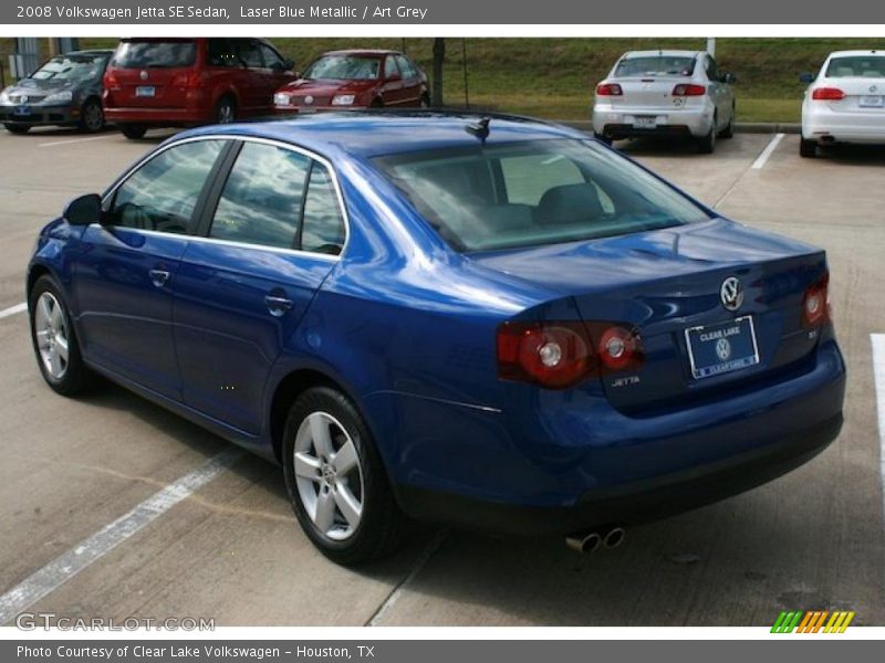 Laser Blue Metallic / Art Grey 2008 Volkswagen Jetta SE Sedan