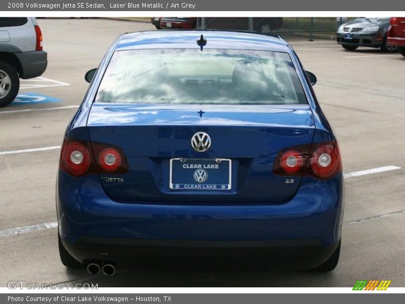 Laser Blue Metallic / Art Grey 2008 Volkswagen Jetta SE Sedan