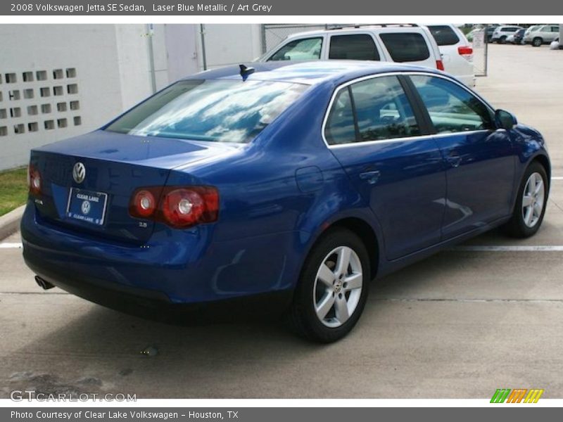 Laser Blue Metallic / Art Grey 2008 Volkswagen Jetta SE Sedan