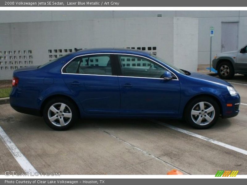 Laser Blue Metallic / Art Grey 2008 Volkswagen Jetta SE Sedan
