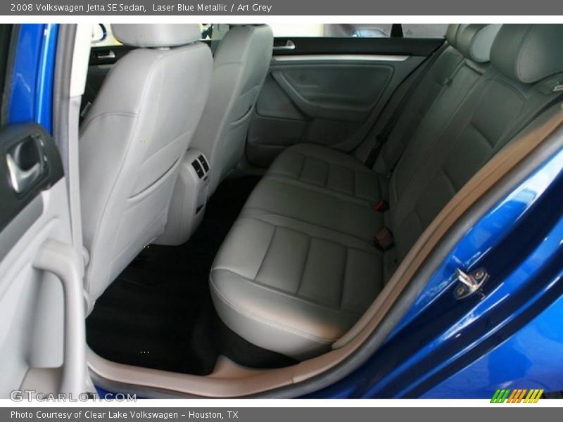 Laser Blue Metallic / Art Grey 2008 Volkswagen Jetta SE Sedan