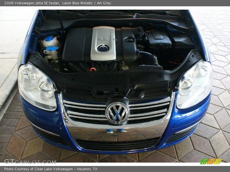 Laser Blue Metallic / Art Grey 2008 Volkswagen Jetta SE Sedan