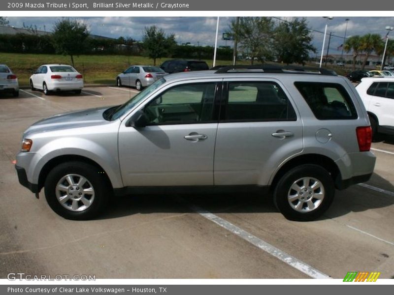 Brilliant Silver Metallic / Graystone 2009 Mazda Tribute i Sport