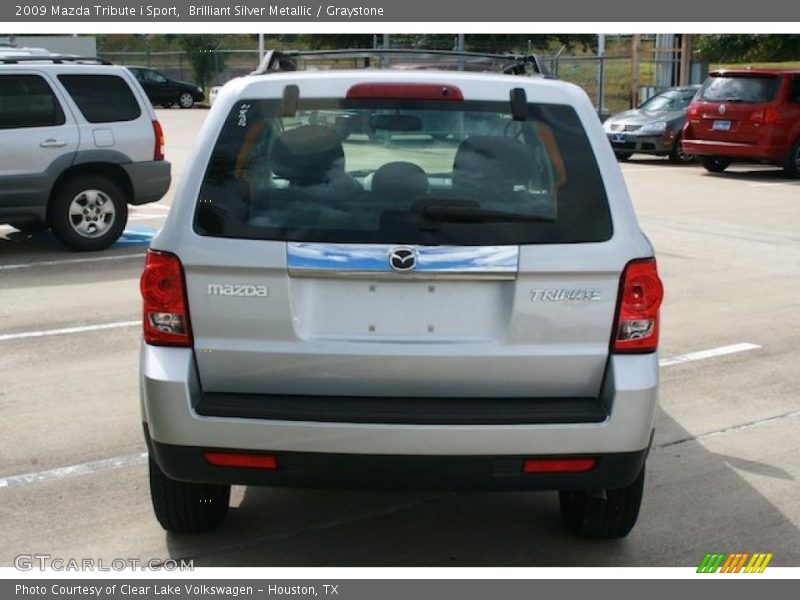 Brilliant Silver Metallic / Graystone 2009 Mazda Tribute i Sport