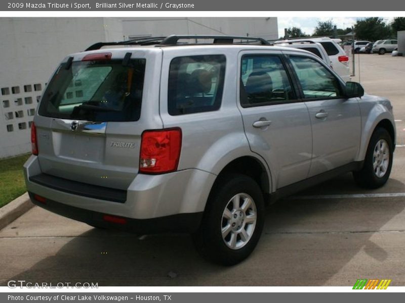 Brilliant Silver Metallic / Graystone 2009 Mazda Tribute i Sport
