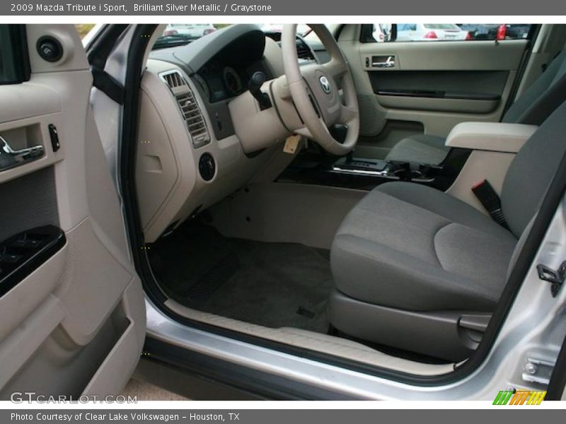 Brilliant Silver Metallic / Graystone 2009 Mazda Tribute i Sport
