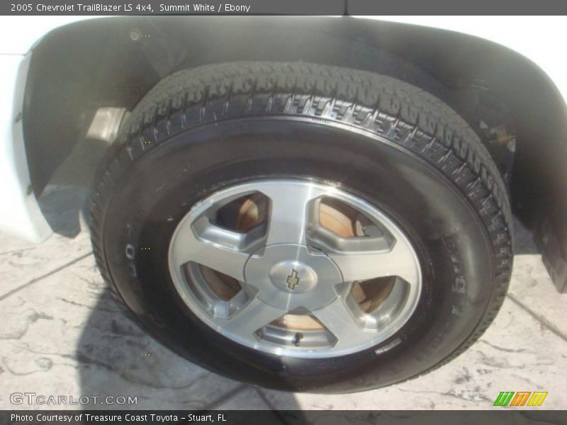 Summit White / Ebony 2005 Chevrolet TrailBlazer LS 4x4