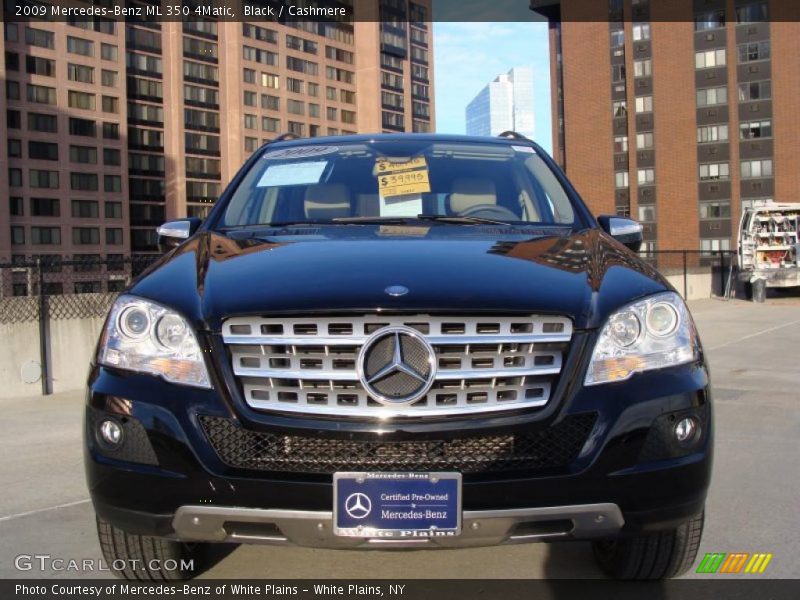 Black / Cashmere 2009 Mercedes-Benz ML 350 4Matic