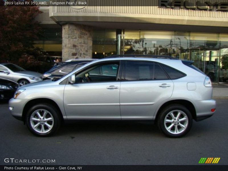 Tungsten Pearl / Black 2009 Lexus RX 350 AWD