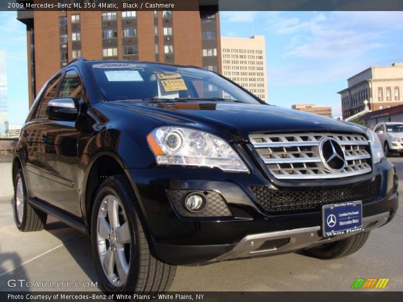 Black / Cashmere 2009 Mercedes-Benz ML 350 4Matic