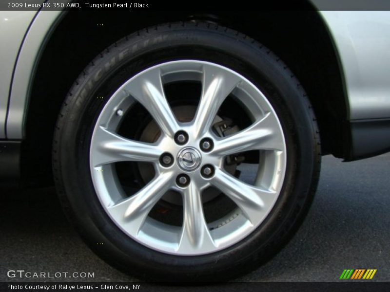 Tungsten Pearl / Black 2009 Lexus RX 350 AWD