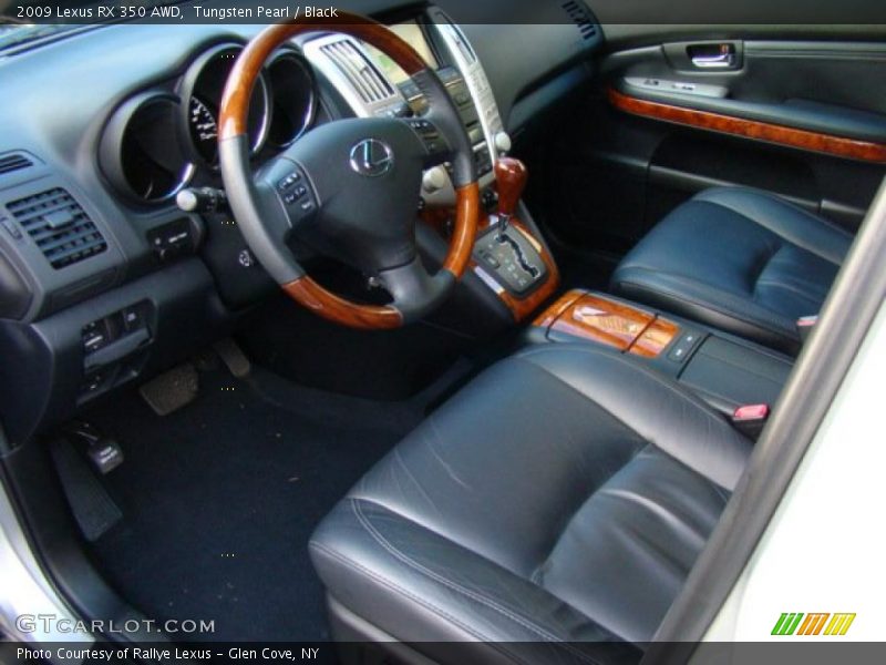 Tungsten Pearl / Black 2009 Lexus RX 350 AWD