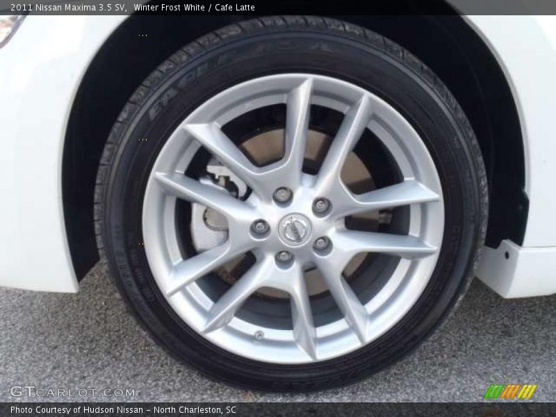 Winter Frost White / Cafe Latte 2011 Nissan Maxima 3.5 SV