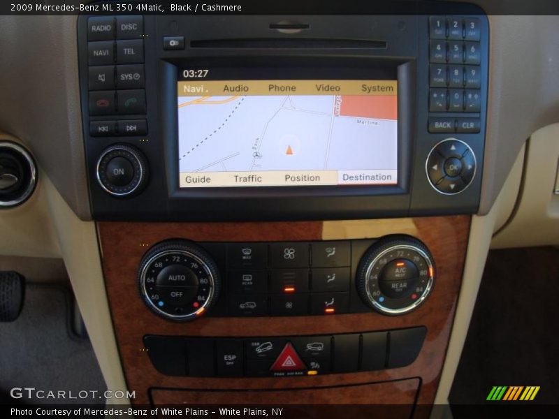 Black / Cashmere 2009 Mercedes-Benz ML 350 4Matic
