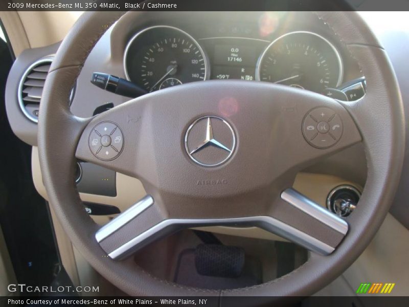 Black / Cashmere 2009 Mercedes-Benz ML 350 4Matic