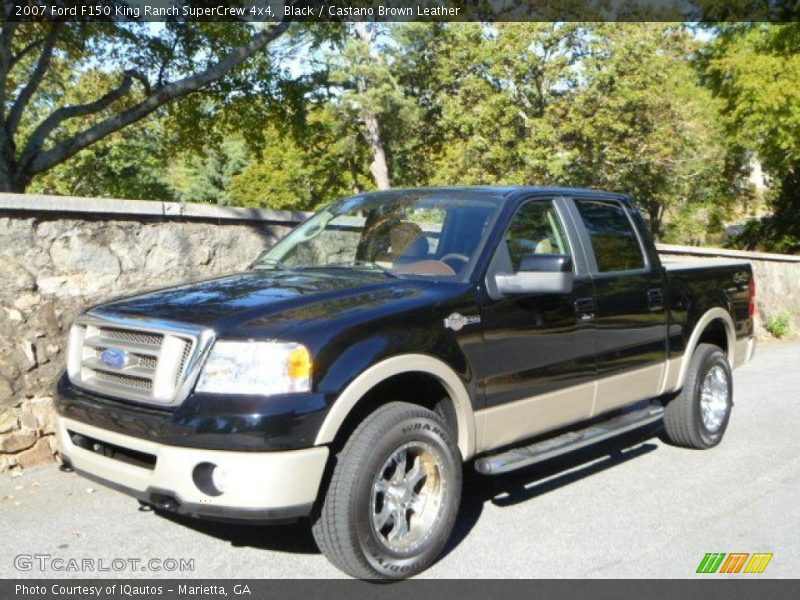 Black / Castano Brown Leather 2007 Ford F150 King Ranch SuperCrew 4x4