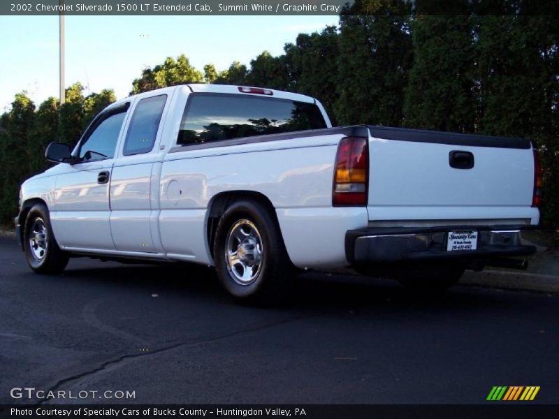 Summit White / Graphite Gray 2002 Chevrolet Silverado 1500 LT Extended Cab