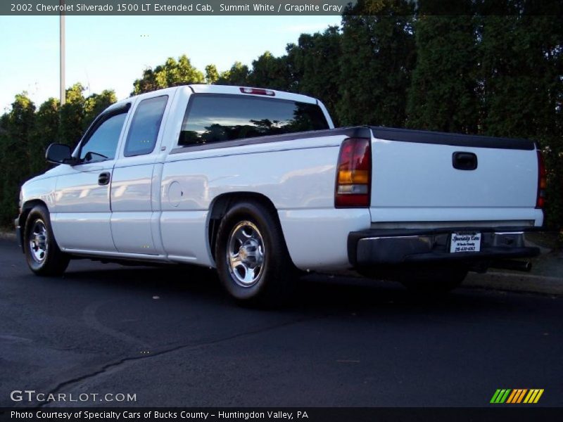 Summit White / Graphite Gray 2002 Chevrolet Silverado 1500 LT Extended Cab