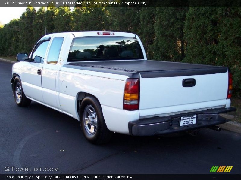 Summit White / Graphite Gray 2002 Chevrolet Silverado 1500 LT Extended Cab