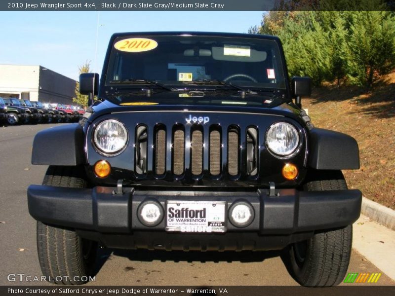 Black / Dark Slate Gray/Medium Slate Gray 2010 Jeep Wrangler Sport 4x4
