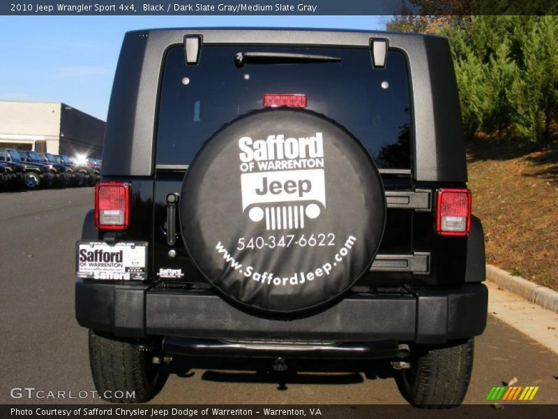 Black / Dark Slate Gray/Medium Slate Gray 2010 Jeep Wrangler Sport 4x4