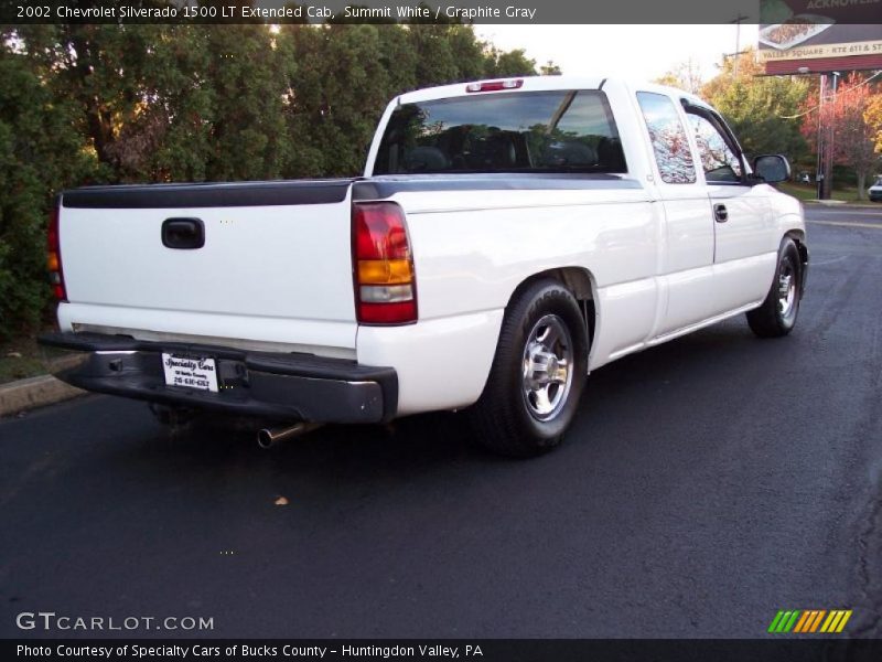 Summit White / Graphite Gray 2002 Chevrolet Silverado 1500 LT Extended Cab