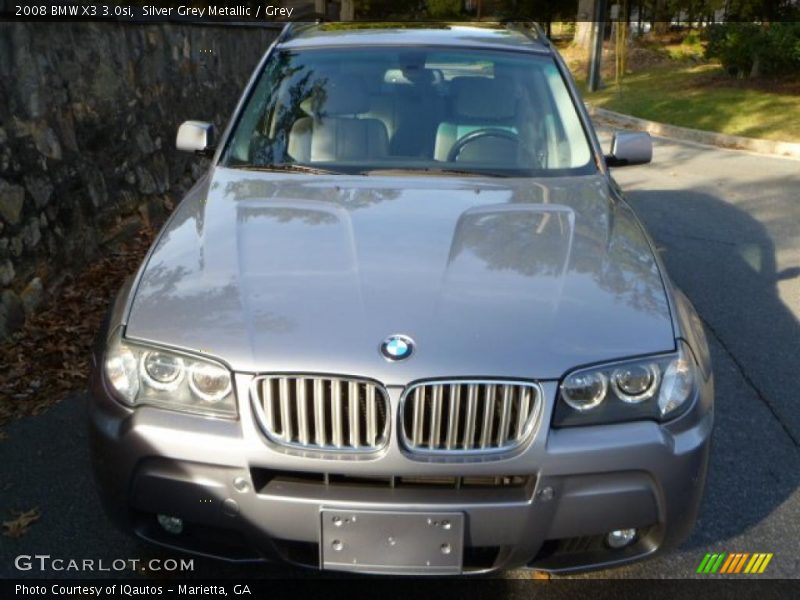 Silver Grey Metallic / Grey 2008 BMW X3 3.0si