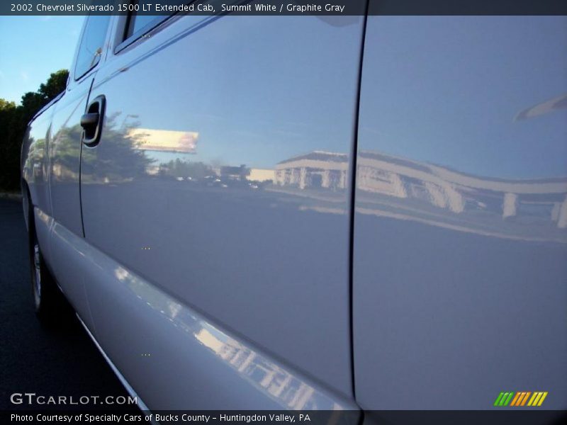 Summit White / Graphite Gray 2002 Chevrolet Silverado 1500 LT Extended Cab