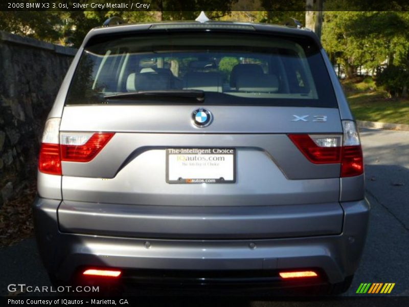 Silver Grey Metallic / Grey 2008 BMW X3 3.0si