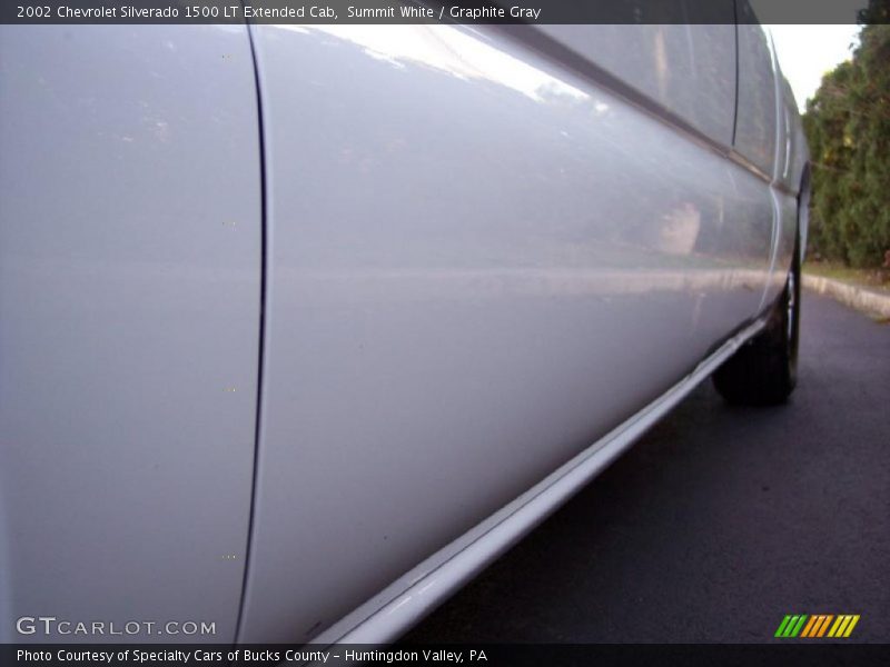 Summit White / Graphite Gray 2002 Chevrolet Silverado 1500 LT Extended Cab