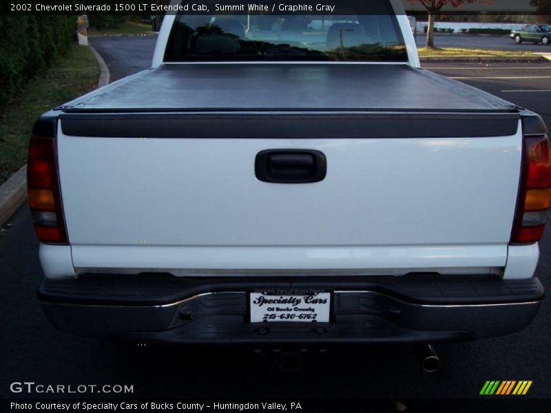 Summit White / Graphite Gray 2002 Chevrolet Silverado 1500 LT Extended Cab