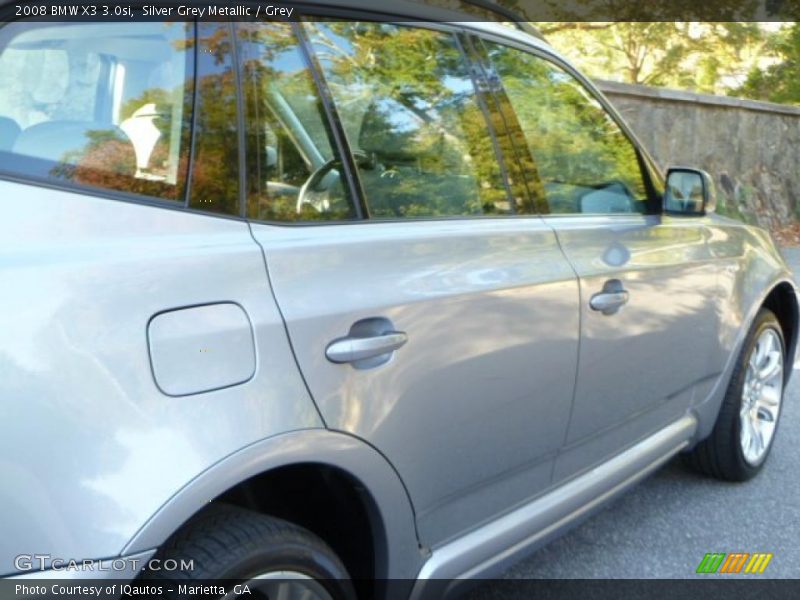 Silver Grey Metallic / Grey 2008 BMW X3 3.0si